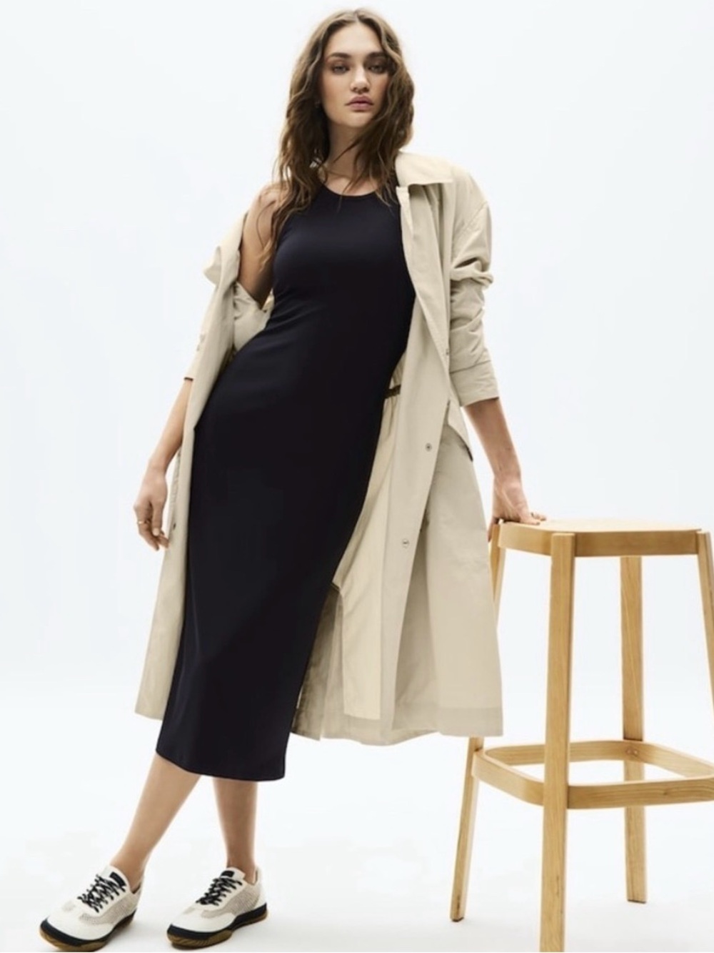 New with tag. Athleta signature rib maxi dress.